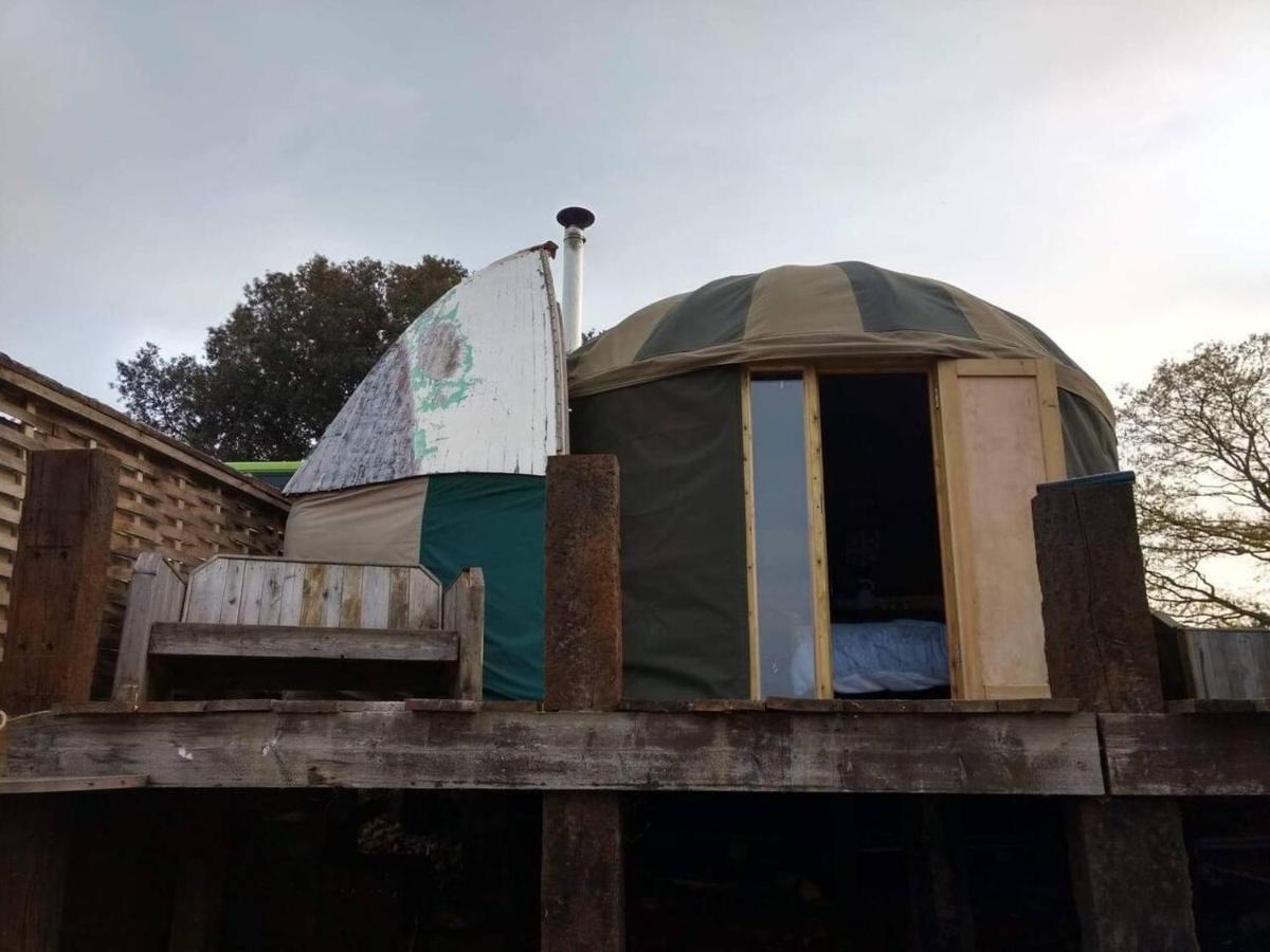 فيلا Bembridge Harbour Yurt - Log Burner - Wifi المظهر الخارجي الصورة